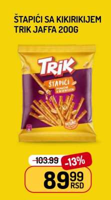 Štapići sa kikirikijem Trik Jaffa 200g