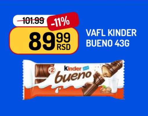 VAFL KINDER BUENO 43G