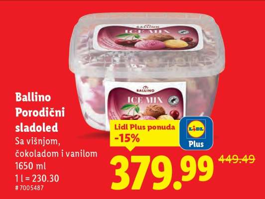 Ballino Porodični sladoled
