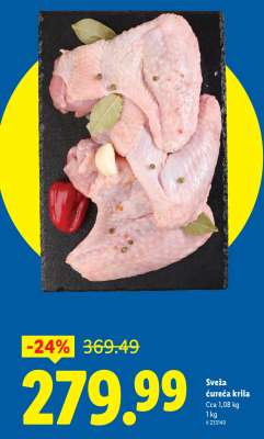 Sveža ćureća krila