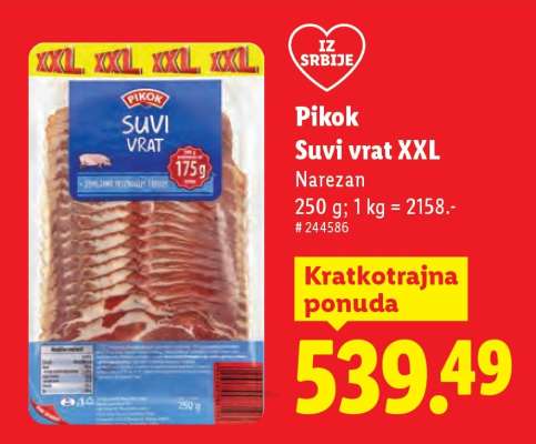 Pikok Suvi vrat XXL