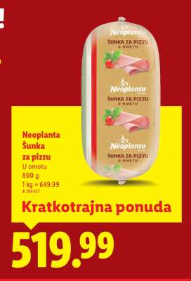 Neoplanta Šunka za pizzu