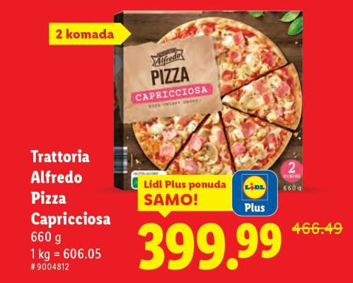 Trattoria Alfredo Pizza Capricciosa