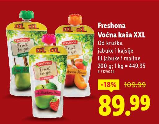 Freshona Voćna kaša XXL