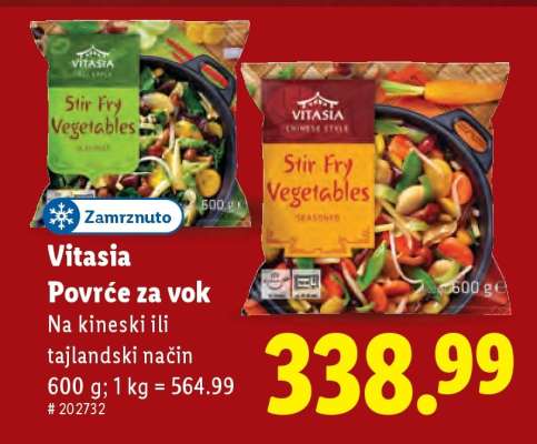 Vitasia Povrće za vok