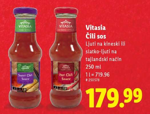 Vitasia Čili sos