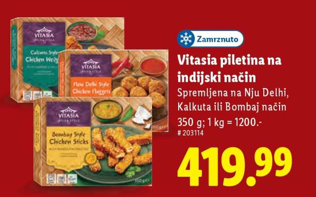 Vitasia Piletina na indijski način