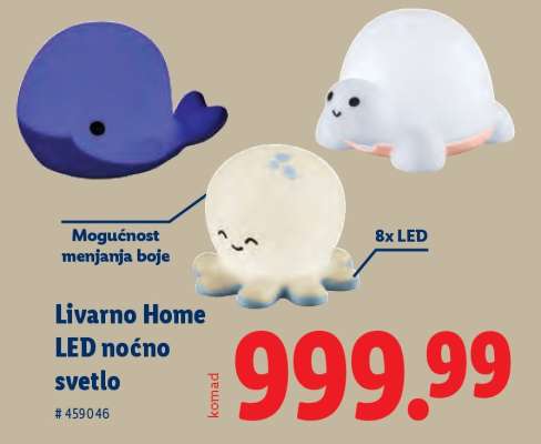 LIVARNO home LED nočno svetlo