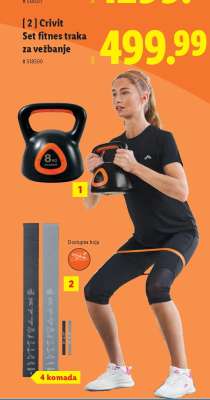 Crivit Set fitnes traka za vežbanje