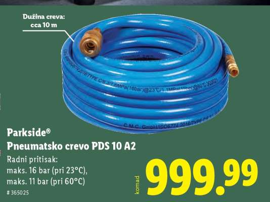 Parkside Pneumatsko crevo PDS 10 A2