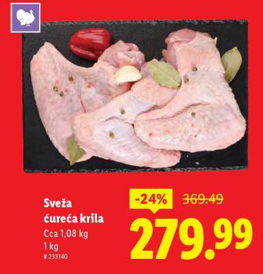 Sveža ćureća krila