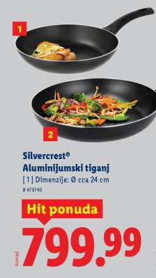 Silvercrest® Aluminijumski tiganj