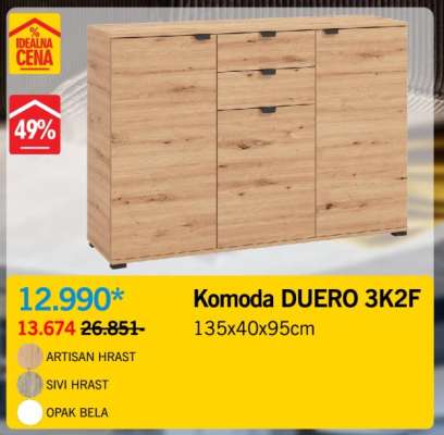 Komoda DUERO 3K2F