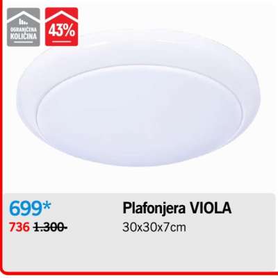 Plafonjera VIOLA