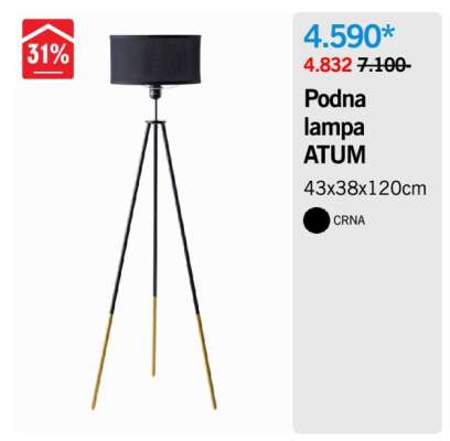 Podna lampa ATUM