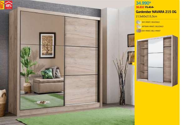 Garderober NAVARA 215 OG