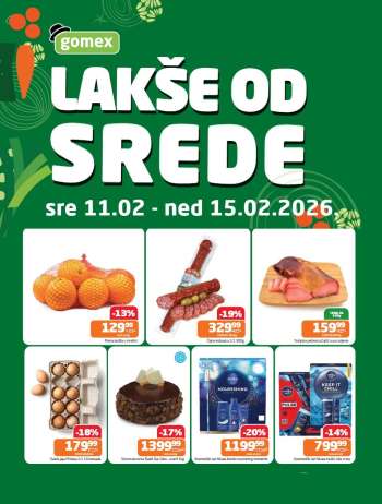 Gomex katalog - 11.02.2026 - 15.02.2026.