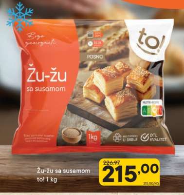 Žu-žu sa susamom TO! 1 kg