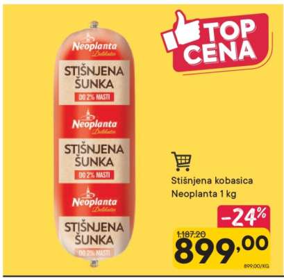 Stišnjena kobasica Neoplanta 1 kg