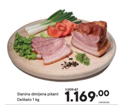 Slanina dimljena pikant
