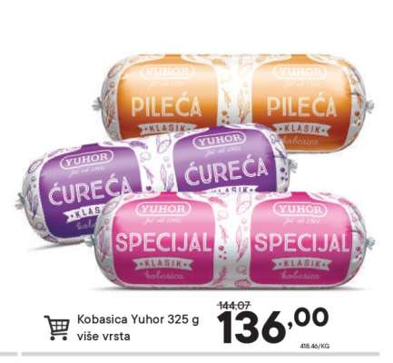 Kobasica Yuhor 325 g