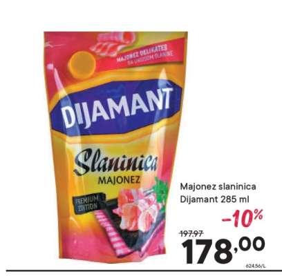 Majonez slaninica Dijamant 285 ml