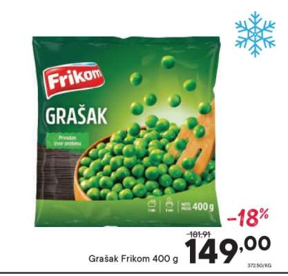 Grašak Frikom 400 g