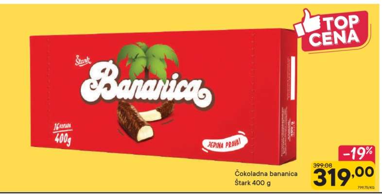 ČOKOLADNA BANANICA