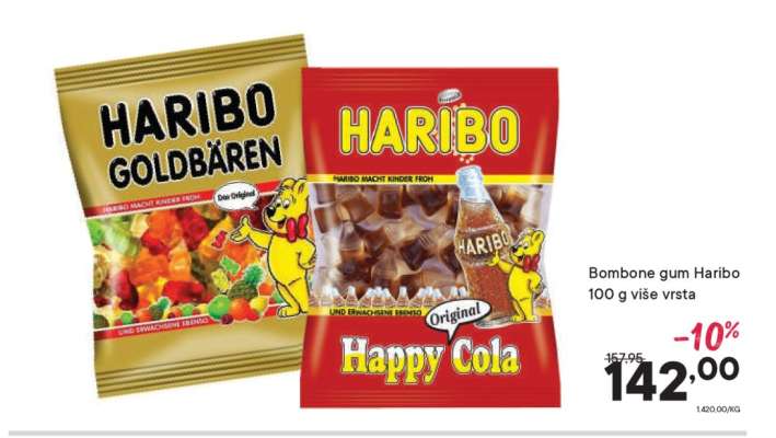 Bombone gum Haribo
