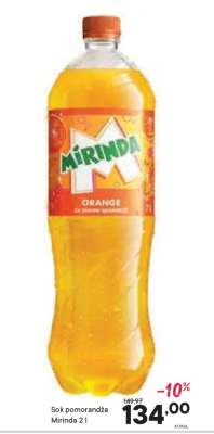 Sok pomorandža Mirinda 2 l
