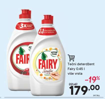 Tečni deterdžent Fairy 0.45 l