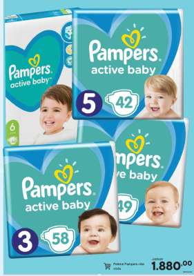 Pampers active baby