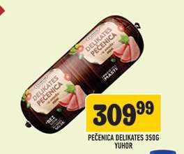 Pečenica Delikates 350g Yuhor