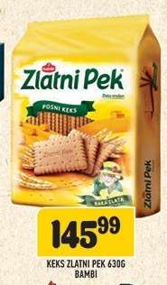 Keks Zlatni pek 630g Bambi