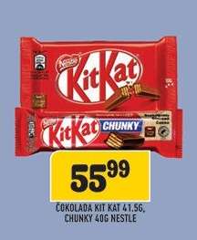 Čokolada Kit Kat 41.5g, Chunky 40g Nestle
