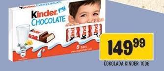 Čokolada Kinder 100g