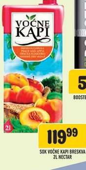 Sok Voćne Kapi Breskva