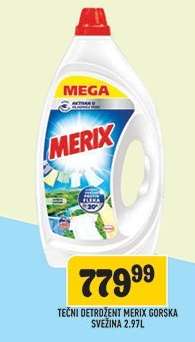 TEČNI DETERDŽENT MERIX GORSKA SVEŽINA 2.97L