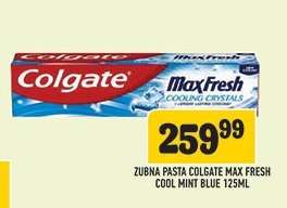 Zubna pasta Colgate Max Fresh Cool Mint Blue 125ml