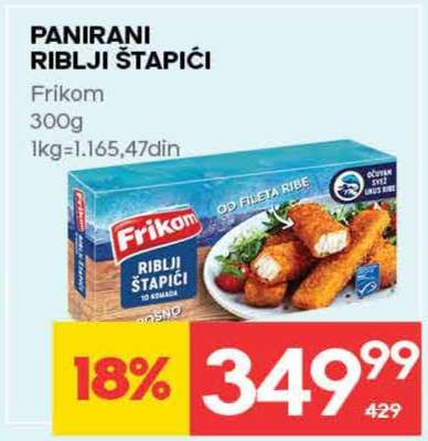 Panirani riblji štapići