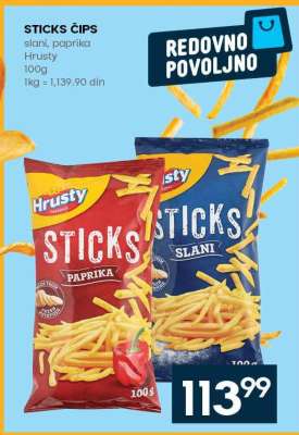 STICKS ČIPS