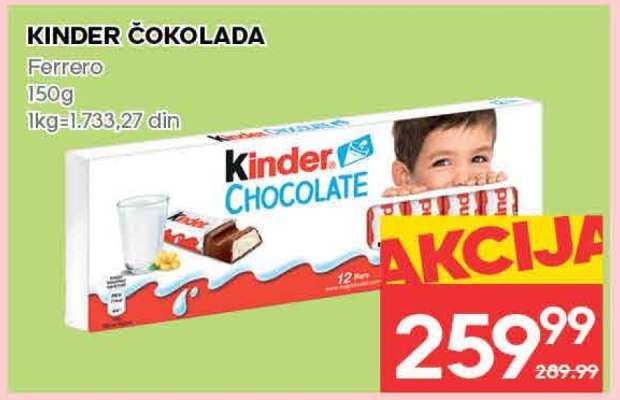 Kinder Čokolada