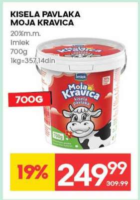 Kisela pavlaka Moja kravica