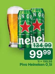 Pivo Heineken 0,5l