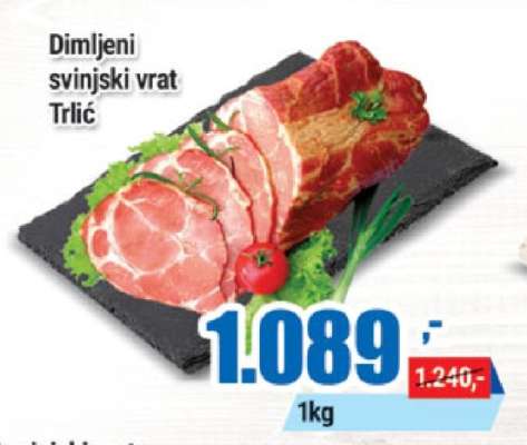 Dimljeni svinjski vrat Trlić