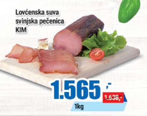 Lovćenska suva svinjska pečenica KIM