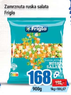 Zamrznuta ruska salata Friglo