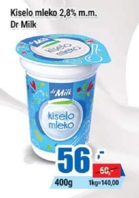 Kiselo mleko 2.8% m.m.