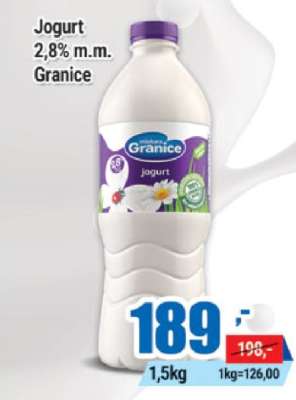Jogurt 2,8% m.m. Granice