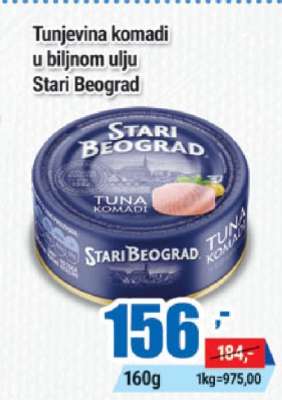 Tunjevina komadi u biljnom ulju Stari Beograd